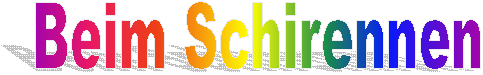 Beim Schirennen