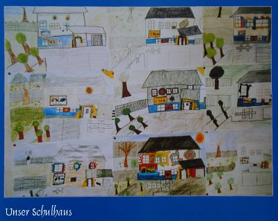 Kalenderbild September - Filzstifte und Buntstifte